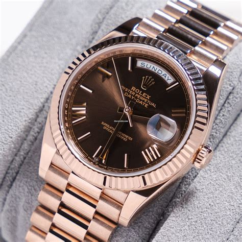 rose goud rolex heren